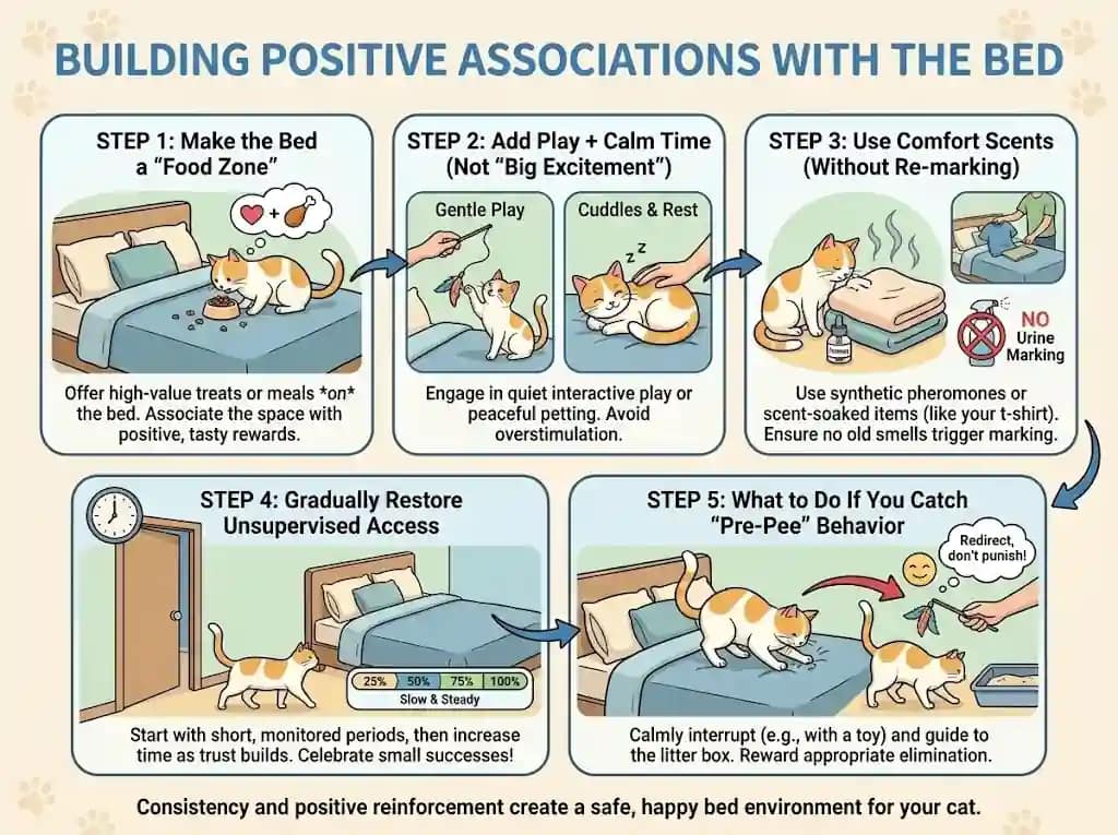 Building Cat Positive Associations with the Bed