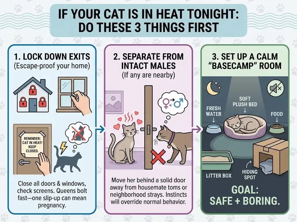 When Your Cat Is in Heat Care Tips