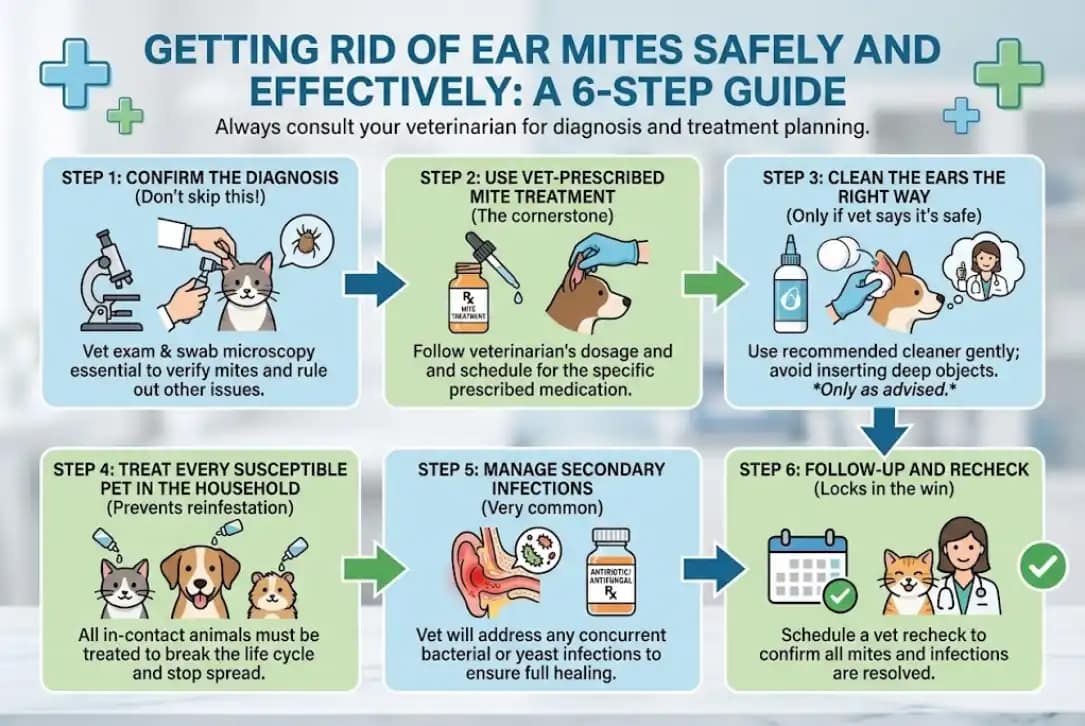 Getting Rid of Ear Mites Safely and Effectively