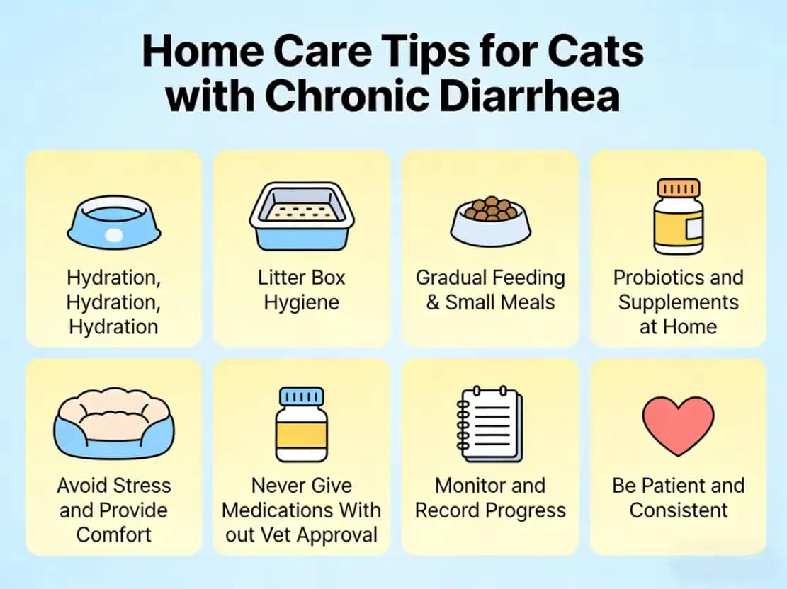 Home Care Tips for Cats with Chronic Diarrhea