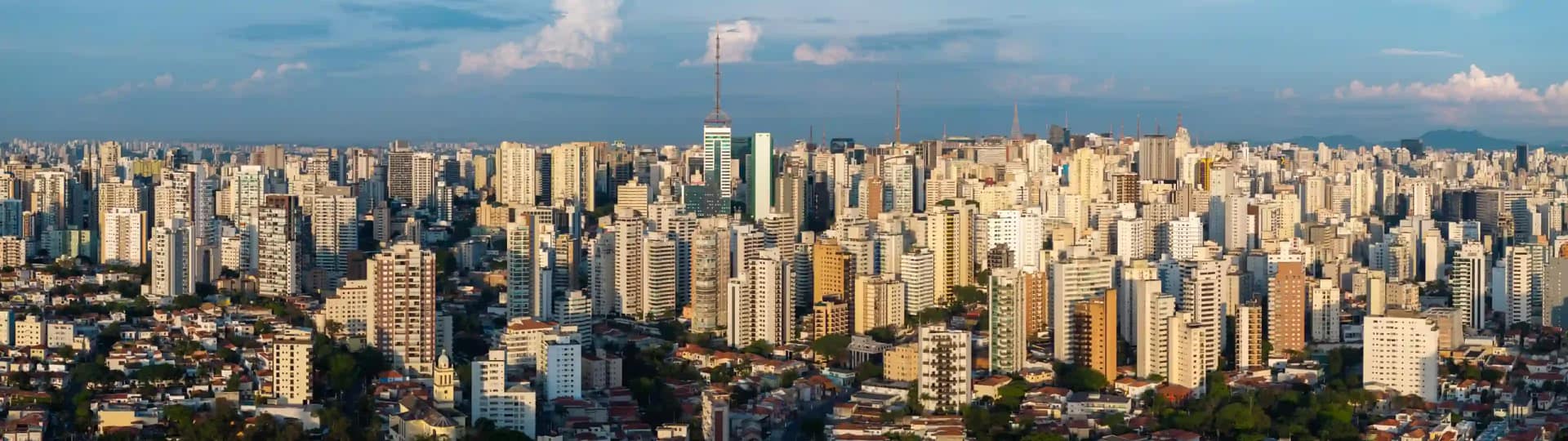 São Paulo skyline aerial view (city context for travel planning)